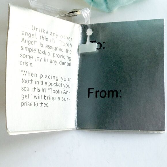 NWT Vintage 70s Softoys Lil Tooth Angel Fairy Pillow Stuffed Plush Toy 1978 - Picture 8 of 9